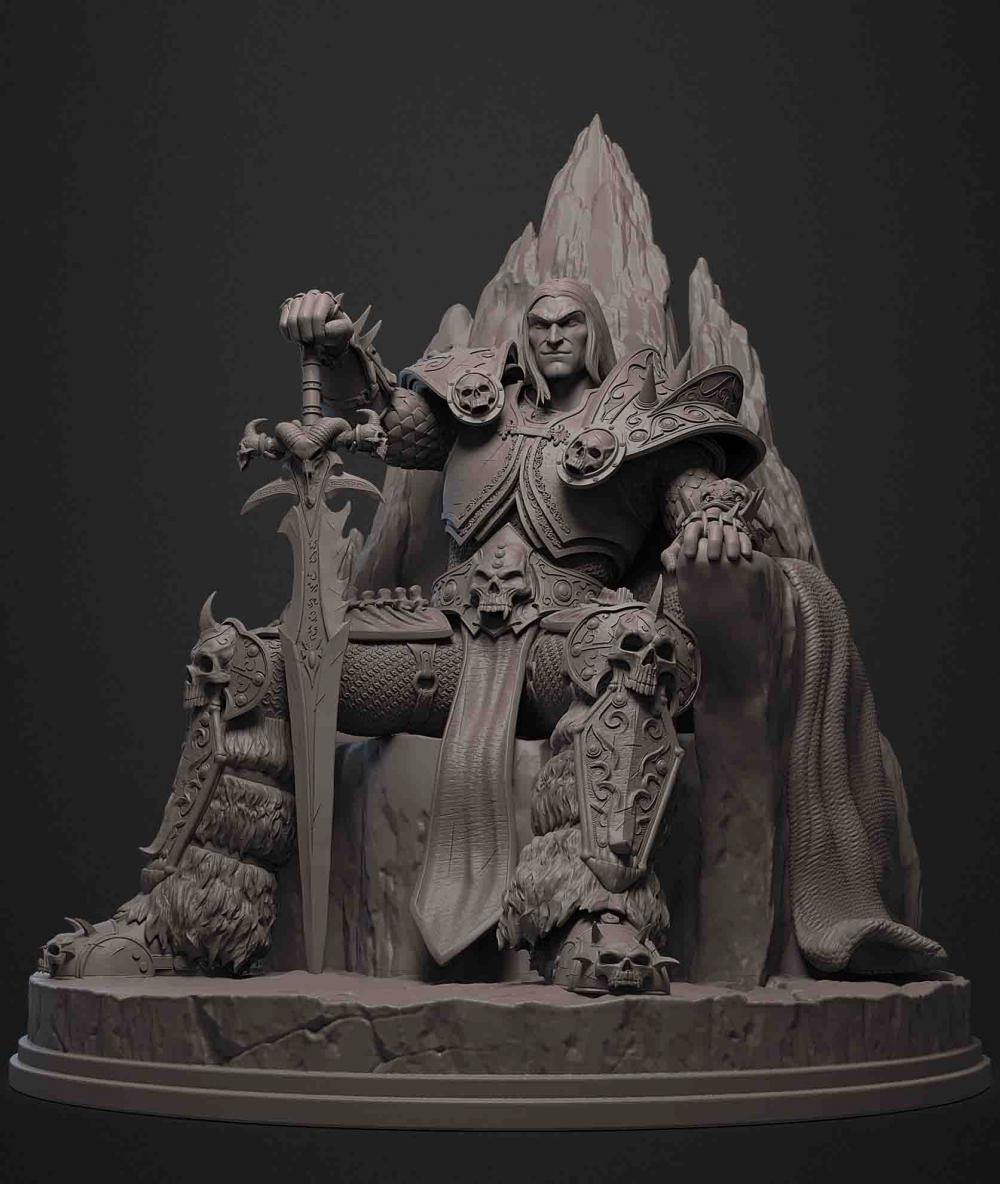 巫妖王 王座版3D打印模型