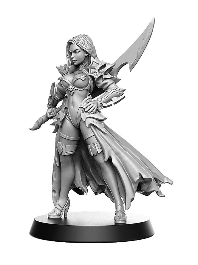 女剑客 达莉拉3D打印模型