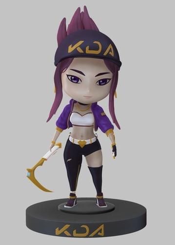 lol kda 阿狸 Q版3D打印模型