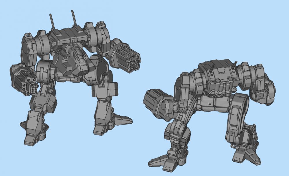 机甲战士 Black Hawk 黑鹰3D打印模型