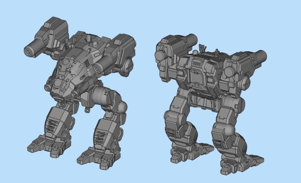 机甲战士 Catapult K2 投石机3D打印模型