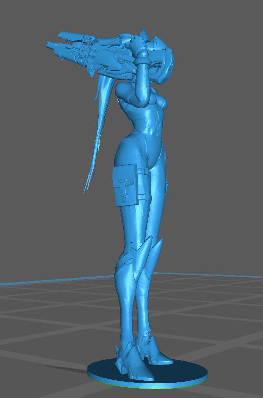 守望先锋黑百合3D打印模型