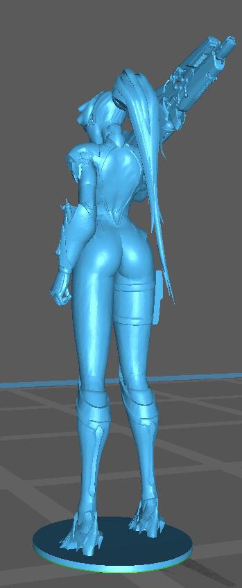守望先锋黑百合3D打印模型