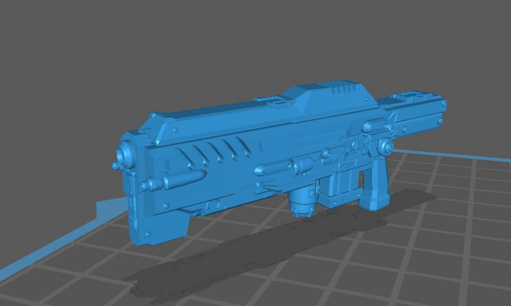 高科技步枪3D打印模型
