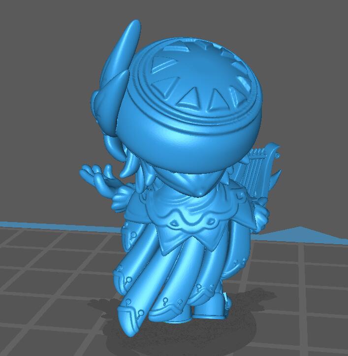 原神温蒂Q版3D打印模型