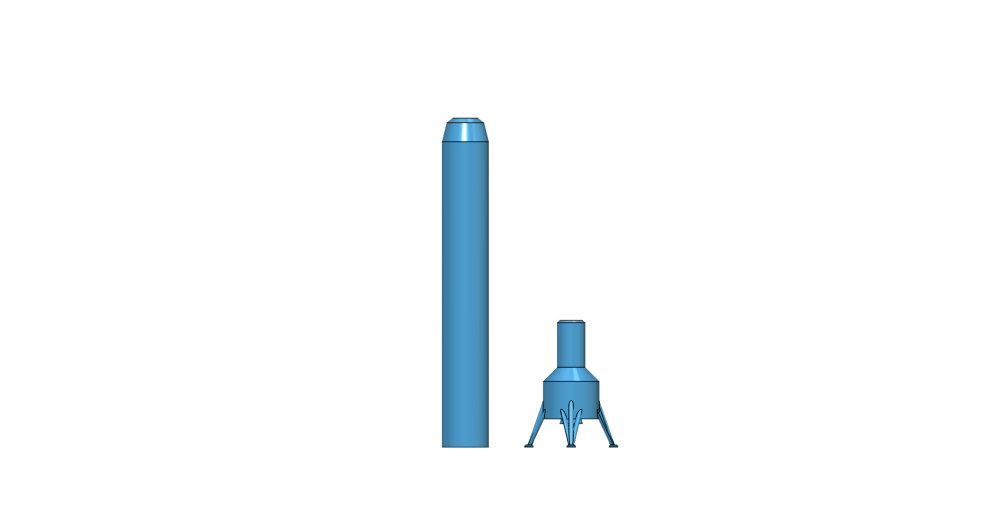 蚱蜢火箭3D打印模型
