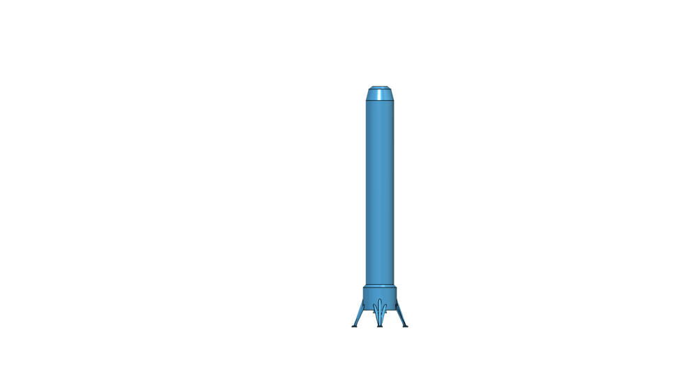 蚱蜢火箭3D打印模型