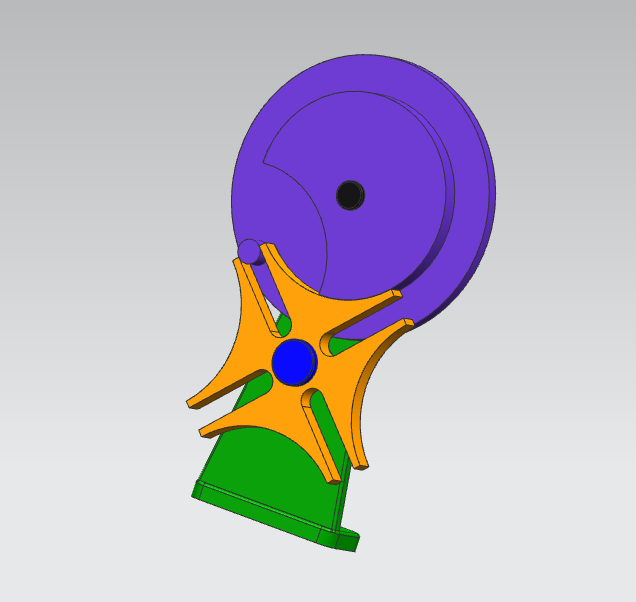 马耳他十字机芯3D打印模型