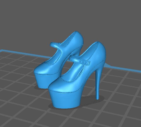 恨天高高跟鞋3D打印模型