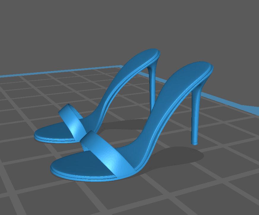 高跟鞋3D打印模型