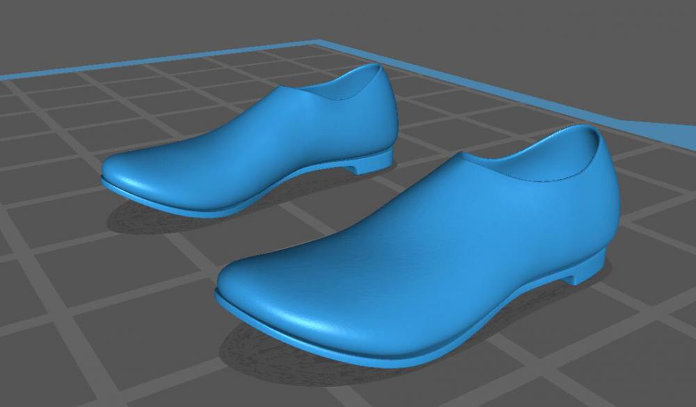 皮鞋3D打印模型