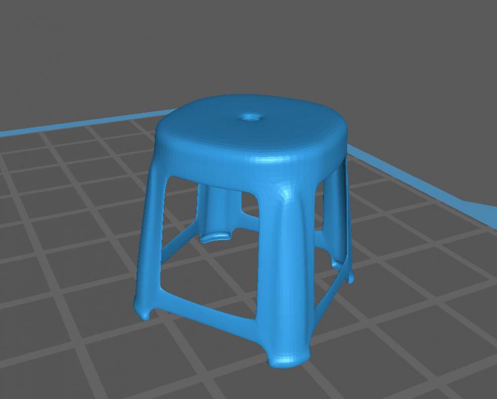 塑料椅子3D打印模型