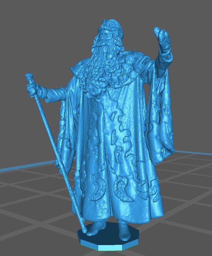 华服圣诞老人3D打印模型