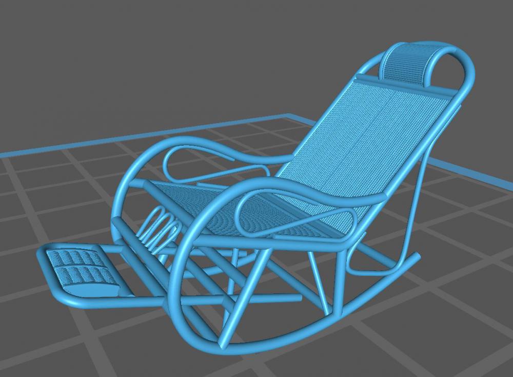 躺椅3D打印模型