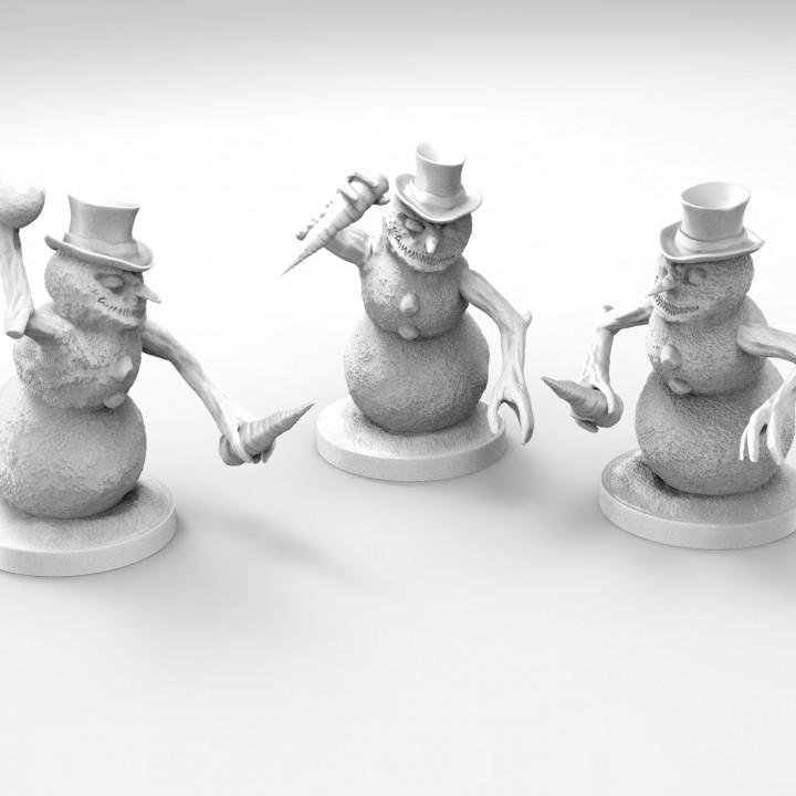 邪恶雪人3D打印模型