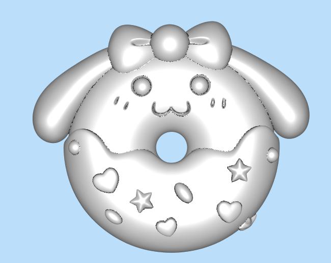 美乐蒂甜甜圈玉桂狗3D打印模型