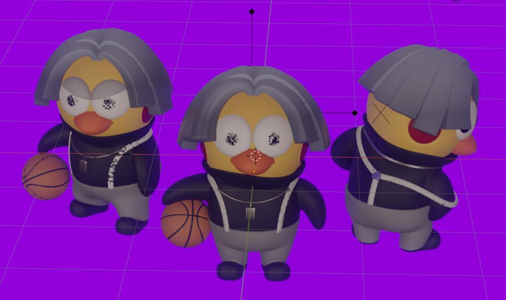 篮球之鸡3D打印模型