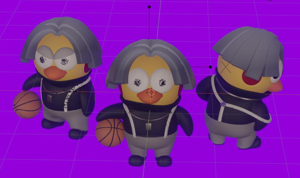 篮球之鸡3D打印模型