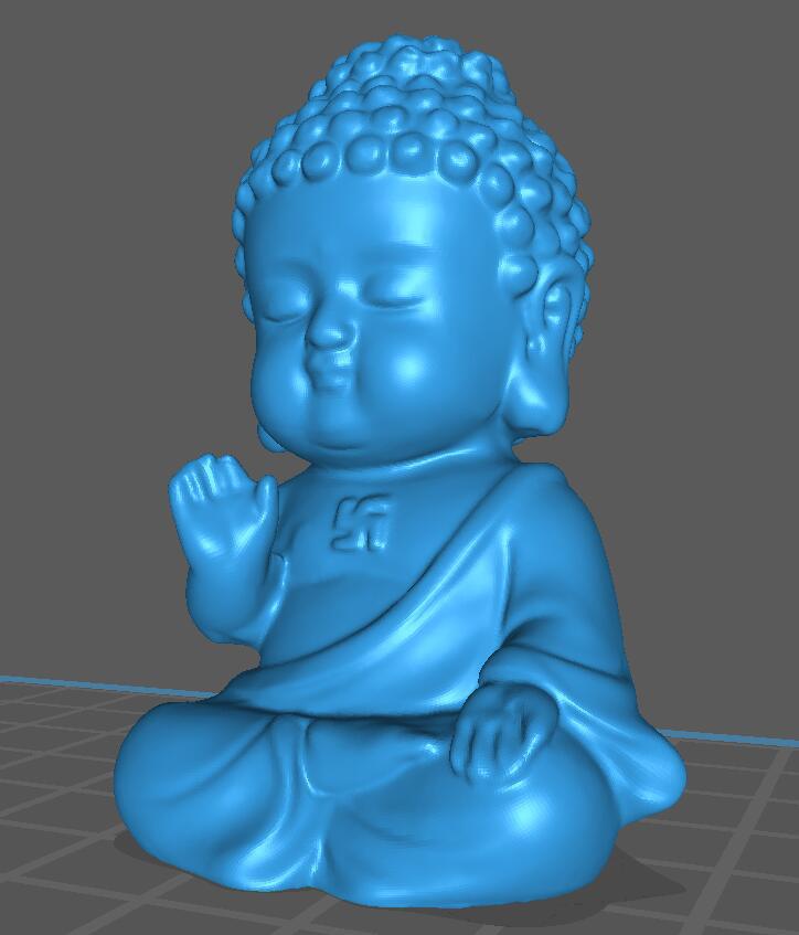 Q版佛像3D打印模型