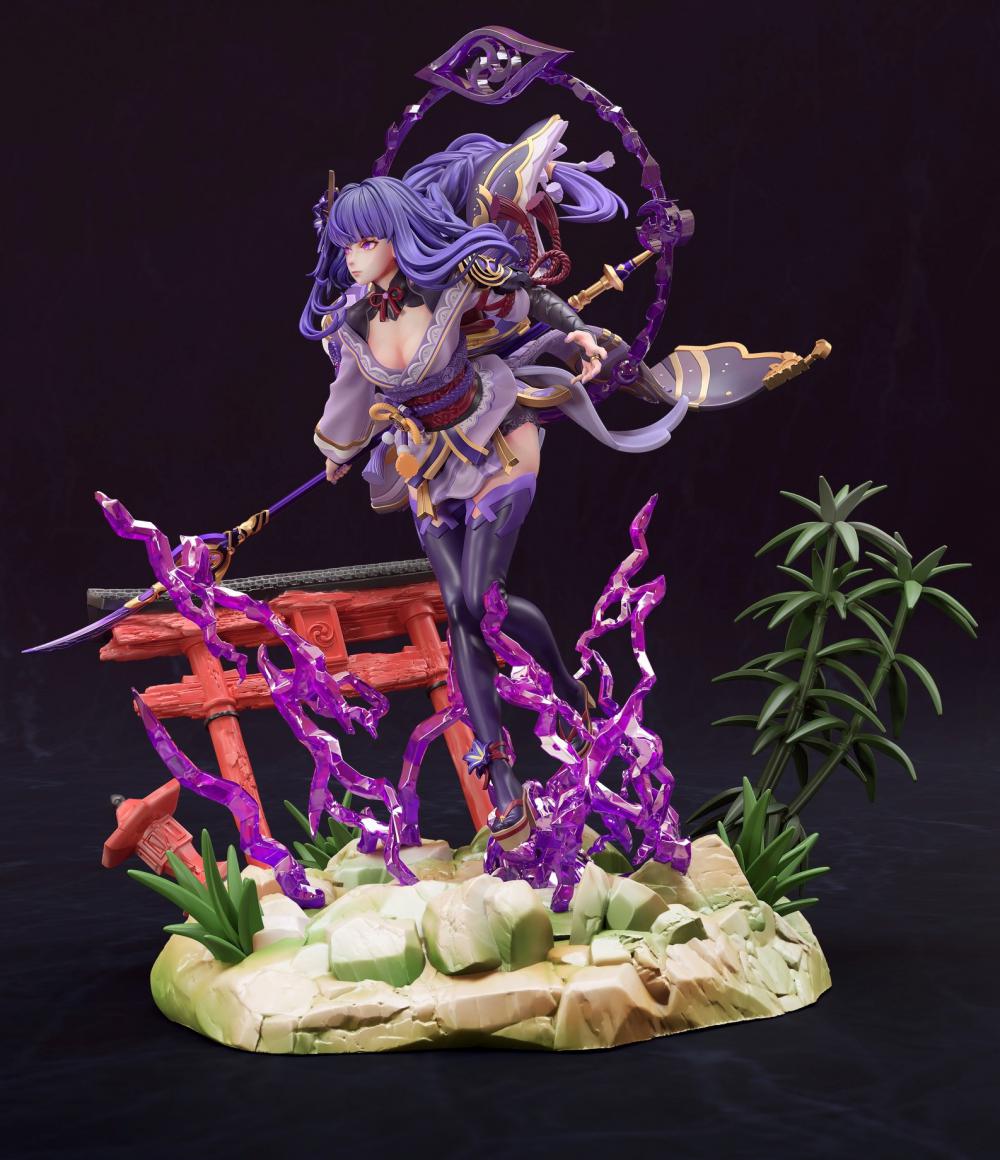 雷电将军3D打印模型