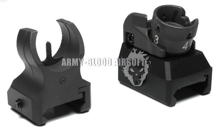 HK416机械瞄3D打印模型