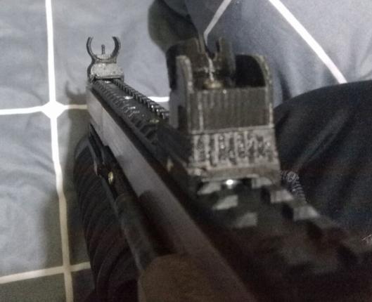 HK416机械瞄3D打印模型