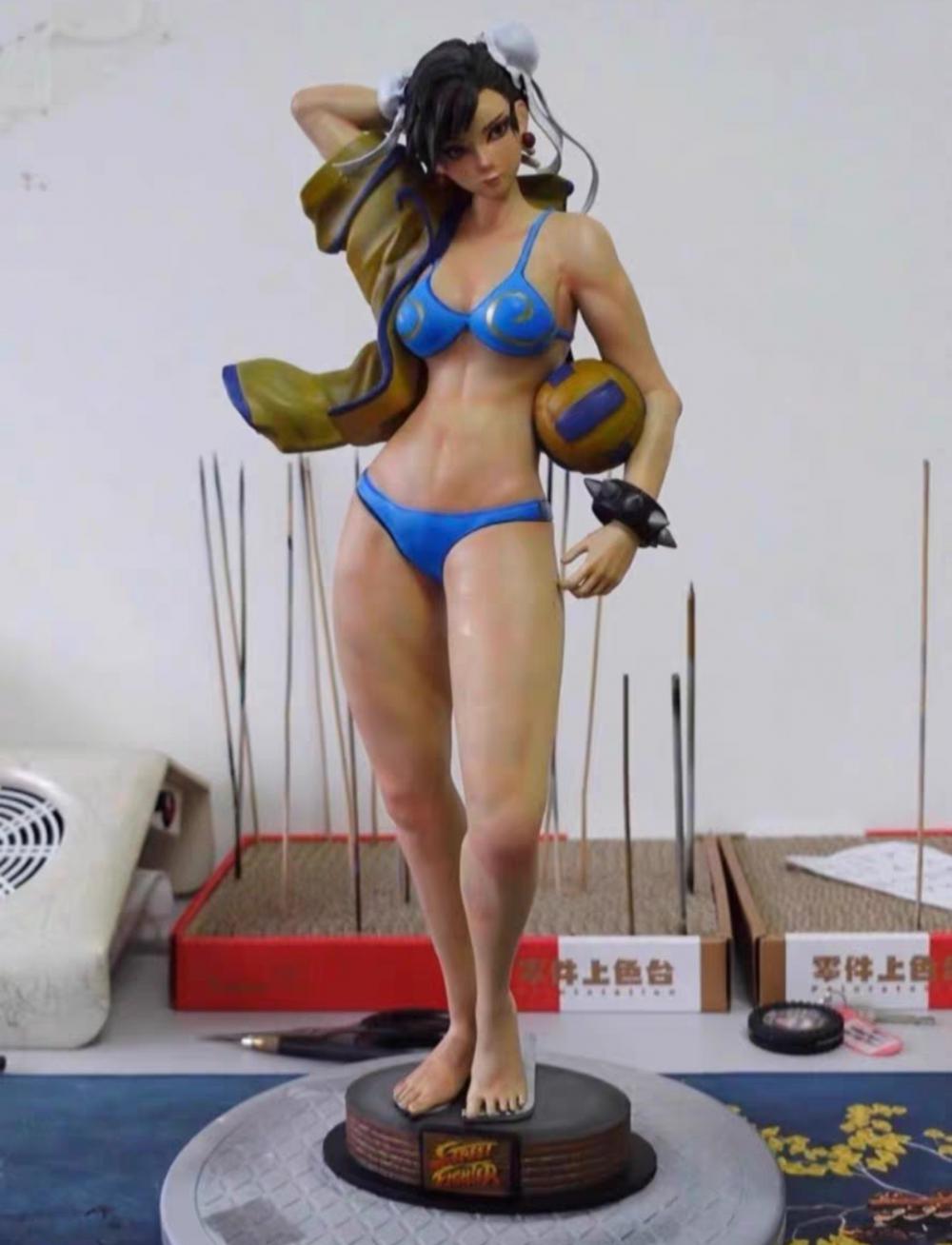 街头霸王春丽泳装沙滩排球3D打印模型