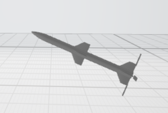 空空导弹3D打印模型