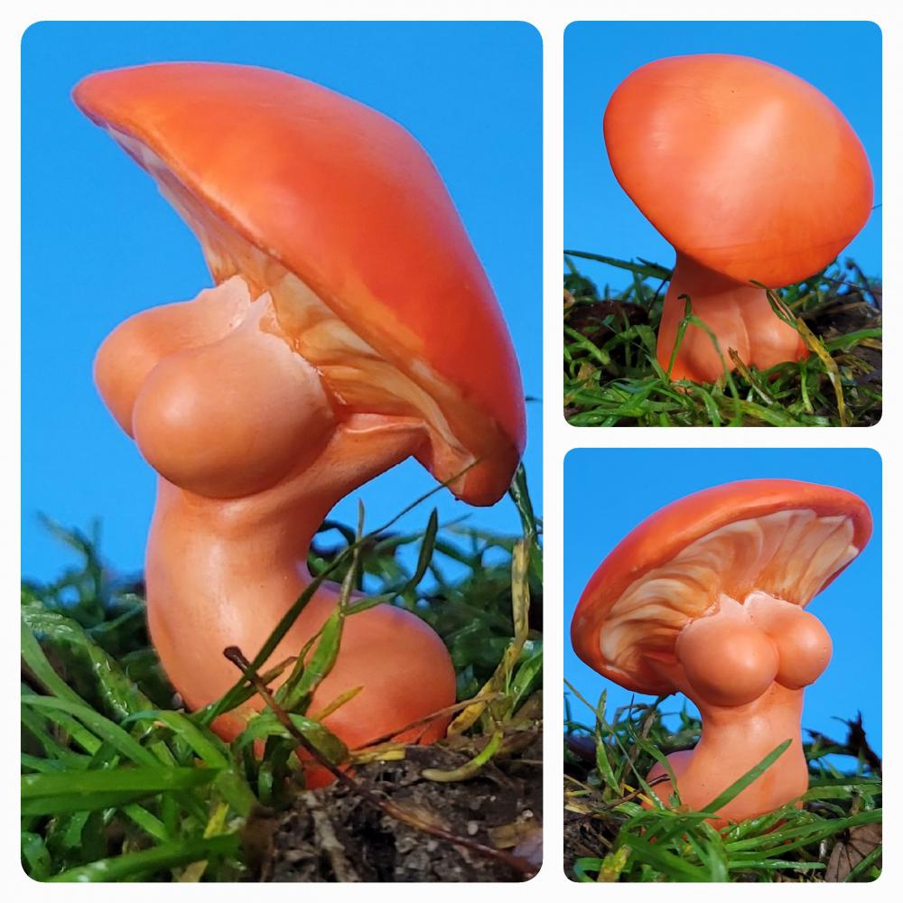 性感蘑菇 4体3D打印模型