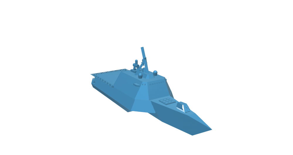 濒海战斗舰3D打印模型