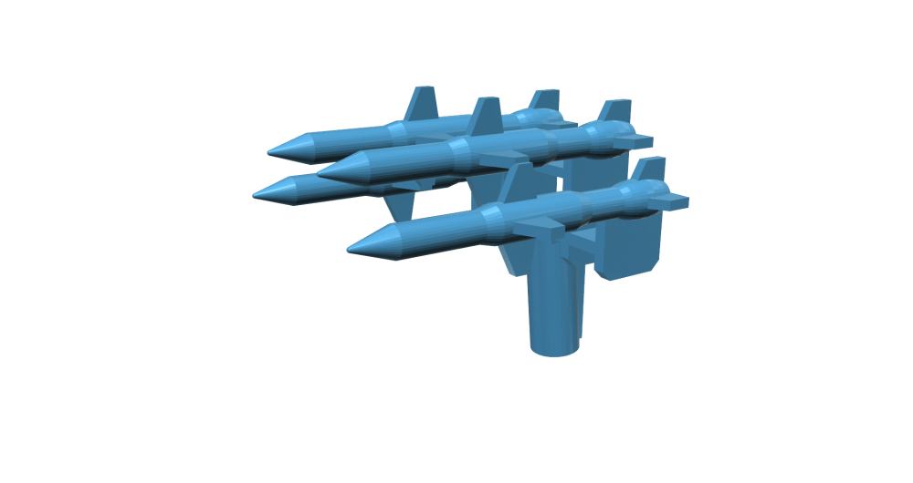 导弹发射塔3D打印模型