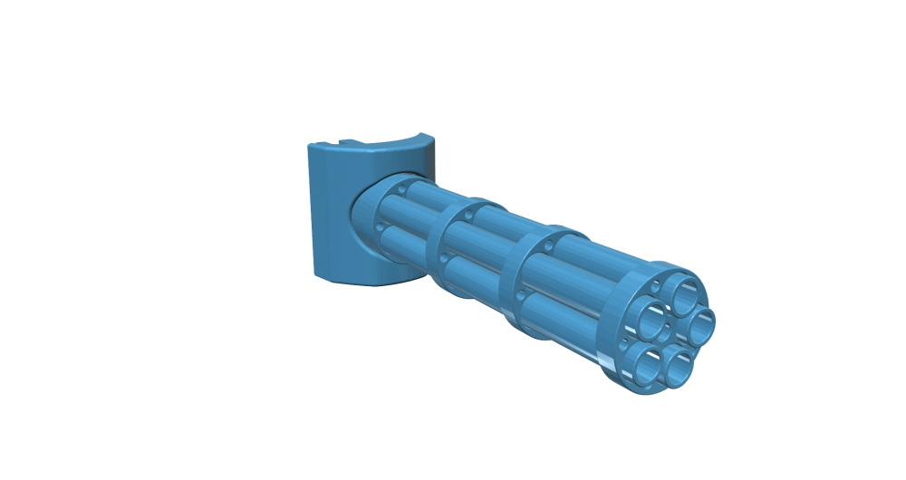 机枪3D打印模型