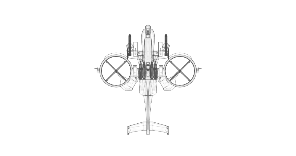 武装直升机3D打印模型