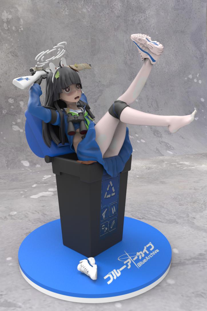 《蔚蓝档案》霞泽美游 3D打印模型