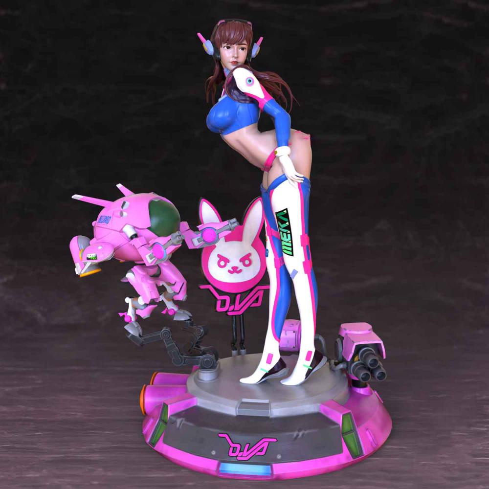 Dva 守望先锋3D打印模型