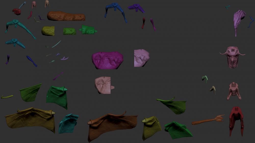 妮特丽 阿凡达 大型战斗场景3D打印模型