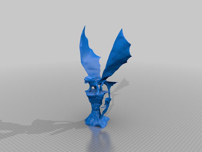驯龙高手（夜煞）3D打印模型