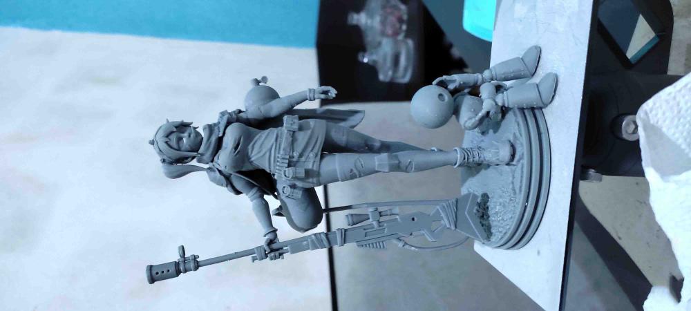 战争女孩3D打印模型