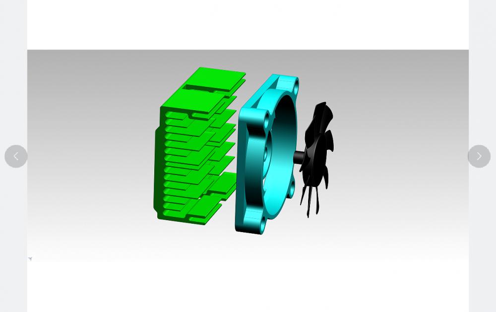 cpu风扇3D打印模型