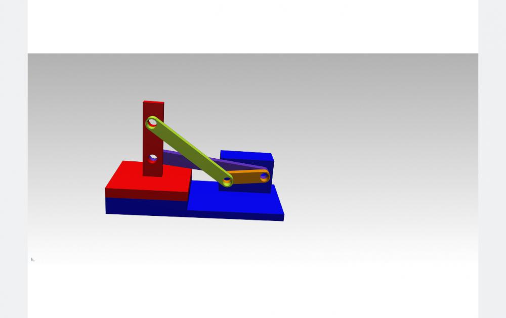 砂箱翻转机构3D打印模型