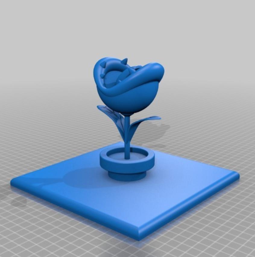 【超级玛丽奥德赛】食人花3D打印模型