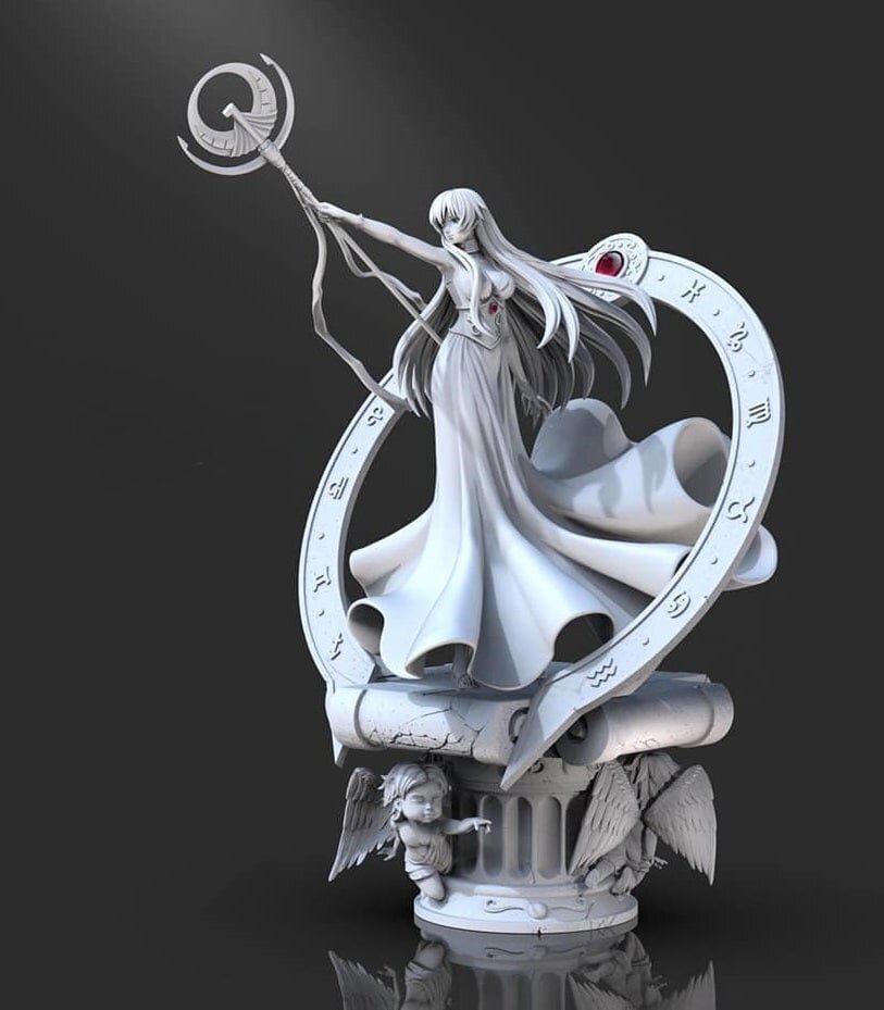 圣斗士 雅典娜3D打印模型