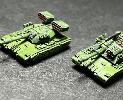 武装轻型坦克3D打印模型