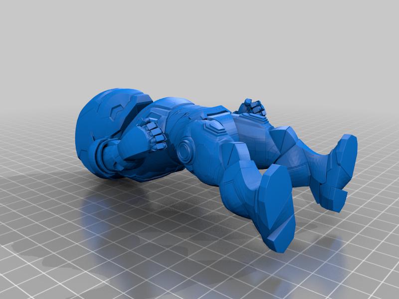 钢铁侠Q版3D打印模型