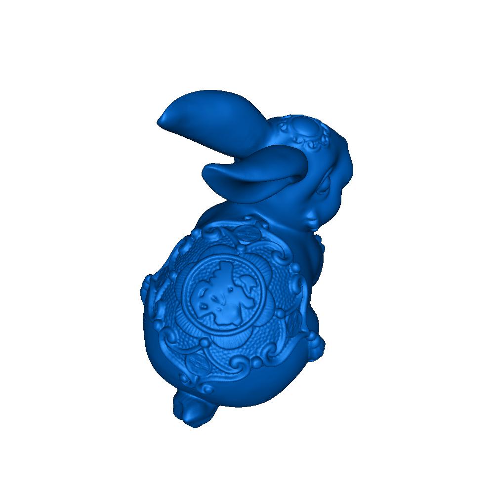 兔年 福兔3D打印模型