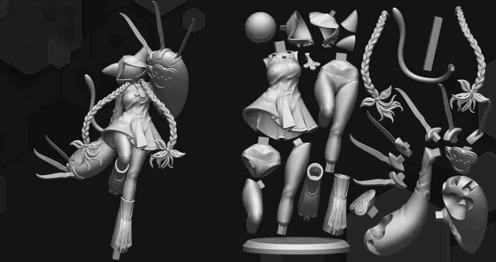 桃卡卡3D打印模型
