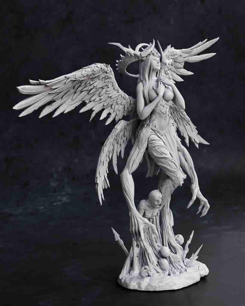 堕落天使3D打印模型