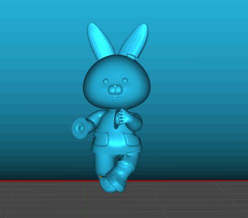 新年小兔子3D打印模型
