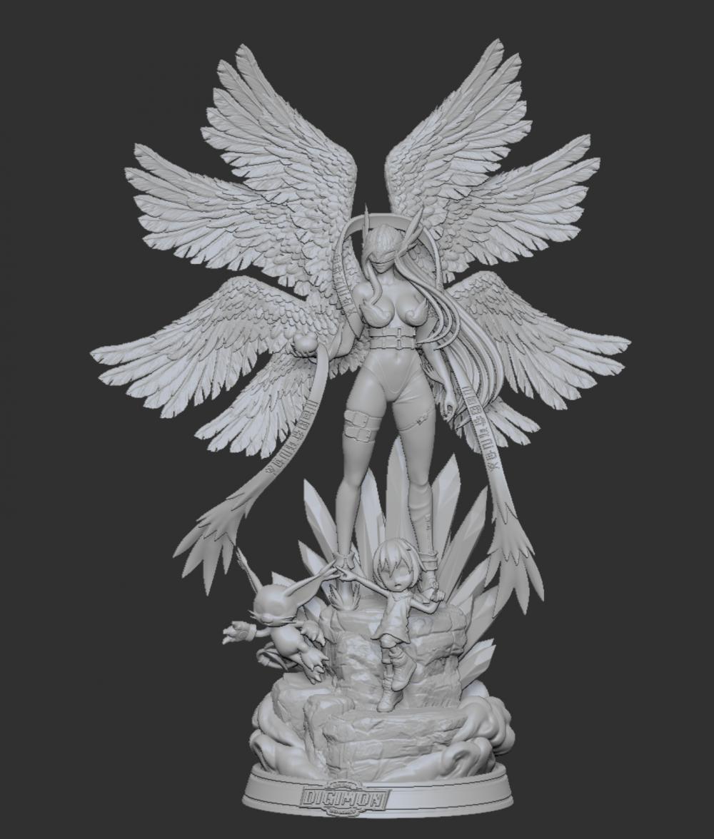 天女兽3D打印模型