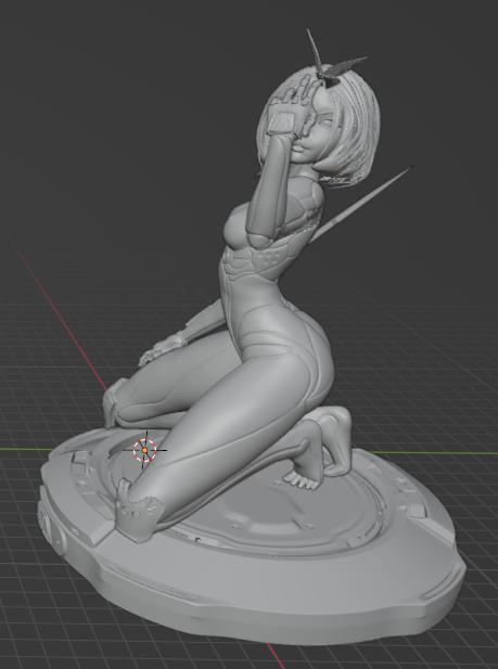 战斗天使阿丽塔3D打印模型